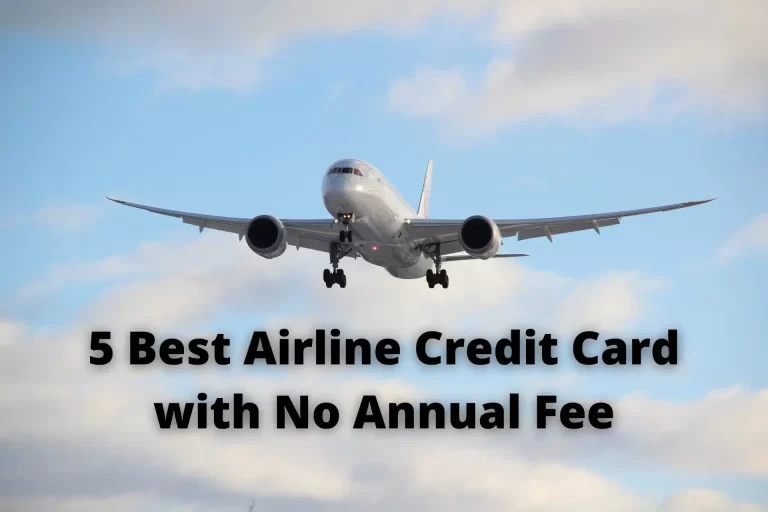 best airline credit card with no annual fee